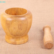 【KC】  Mortar And Pestle Set  Spice Pepper Crusher Herbs Grinder Garlic Mixing Bowl Kitchen Tool 【BK】