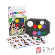 Snazaroo สีเพ้นท์หน้า 8 สี แถมพู่กัน จำนวน 1 กล่อง