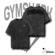 PokkTan GYMSHARK T-Shirt GYMSHARK Oversized Washed T-Shirt/ GYMSHARK Oversize T-Shirt/