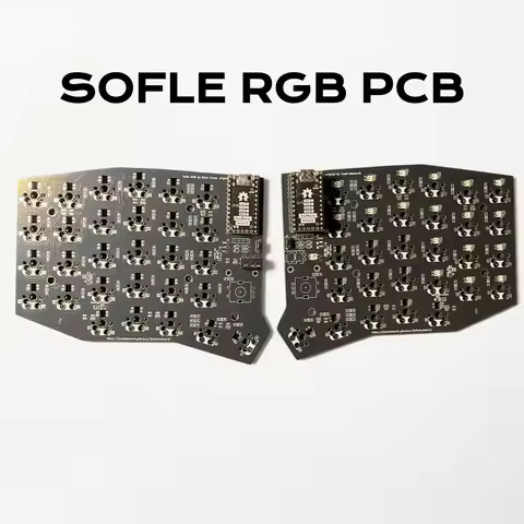 Sofle RGB PCB Split Keyboard Accessory Wireless Baseplate DIY Gaming Keyboard Part Repair Keyboard R