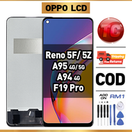 LCD OPPO reno 5F/ 5Z/ A95 4G 5G/ A94 4G/ F19 Pro Compatible For Original Touch Screen Digitizer