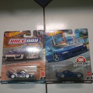 Hotwheels premium PORSCHE 935 (race day) & mazda rx7