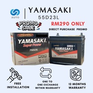 Yamasaki 55D23L(75D23L) Car Battery [Made in Malaysia]