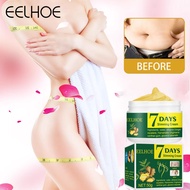 Eelhoe 7-Days Ginger Slimming Cream Anti Cellulite Fat Burning Massage Weight Lose Cream Shaping Waist/abdomen/hip Body Firming Skin Cream Ginger Fat Reduction Cream（30g/50g）