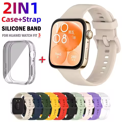 Replacement Strap For Huawei Watch Fit 3 Strap Silicone Accessories Watchband For Huawei Fit 3 Corre