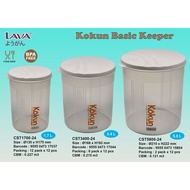 LAVA Kokun Round Air Tight Keeper Container / Bekas Kedap Udara / Food Container / Canister / Tupper