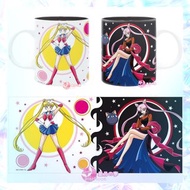 【預訂】美少女戰士外國限定Sailor Moon & Black Lady陶瓷水杯 百變小櫻 小魔女doremi