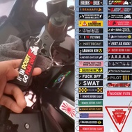 Launch Key Chain Bijoux Keychains for Motorcycles and Cars Key Tag New Embroidery Key Fobs Novelty K