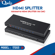 17202 Hdmi Splitter  กล่องแยกจอ HDMI Splitter 1x8 (4K)
