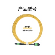 โหมดเดี่ยว MPO/APC ถึง LC/UPC 1310nm 1550nm OS2 10G 100G Qsfp28 สายเคเบิลกระโดดไฟเบอร์ออปติก 30 มมเส
