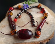 古董蜜蠟23.8克 琥珀 Amber 項鍊 項鏈 老蜜蠟 西藏老蜜蠟 貿易珠