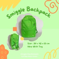 Smiggle COL BOP NEON GREEN ORIGINAL School Bag/BACKPACK