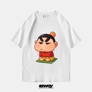 Ezway T-Shirt Shinchan Benjol | Unisex Kids Crop Oversize T-Shirt