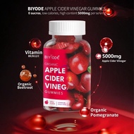 【正品保证】BIYODE Apple Cider Vinegar Gummies Fat Buster 代谢管理 美容营养 苹果醋软糖 60粒
