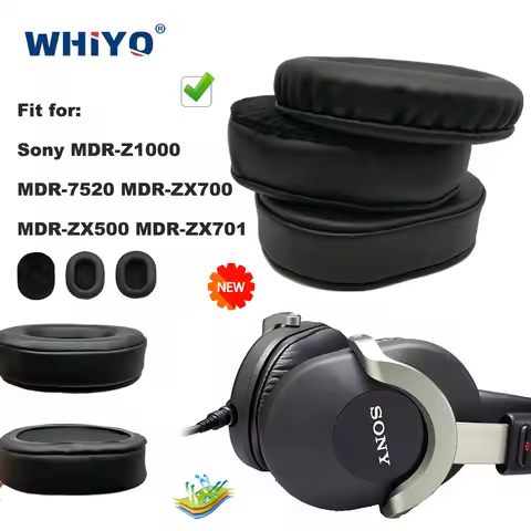 Replacement Ear Pads for Sony MDR Z1000 7520 ZX700 ZX500 ZX701 Headset Parts Leather Cushion Earmuff