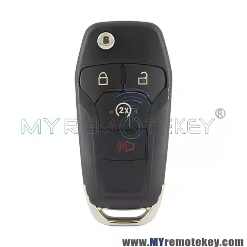 FCC N5F-A08TDA 4 button flip remote key 902mhz / 868mhz with ID49 chip for 2015-2021 Ford F-Series R
