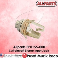 Allparts EP-0155-000 Electric Guitar Switchcraft 12B Stereo Input Output Jack Guitar Spare Parts Gui