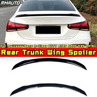 For Mercedes Benz A-Class W177 A180 A200 A35 2019+ Body Kit Rear Trunk Spoiler Rear Trunk Wing Trunk