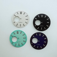 30.5mm Hollow Watch Dial Green Luminous Dial Modified Watch Parts for NH35/NH36/NH38/4R/6R Movement