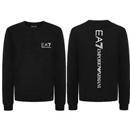 Spring Autumn New Style Street Wear EA7 Long-Sleeved Sweatshirt Printed Loose Round Neck Sweatshirt 
