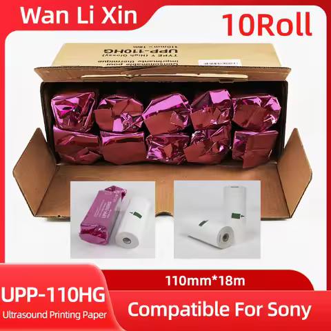 10 Roll High Gloss UPP-110HG Ultrasound Printing Paper Compatible For Sony UP-890 UP-895MD UP-D895 U