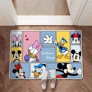 Disney Disney Cottage Mickey Minnie Diatomaceous Earth Bathroom Floor Mats Absorbent Floor Mats Toilet Door Anti-slip Mats Door Front Floor Mats Living Room F