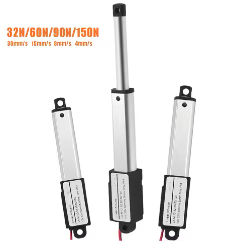 Mini Linear Actuator 32N/60N/90N/150N DC12V Mirco Electric Linear Actuator Motor Drive 30mm/s 15mm/s