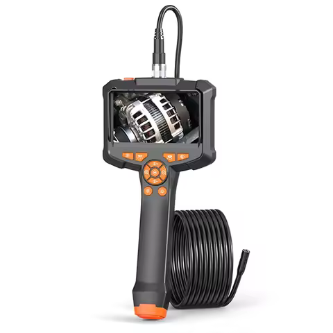 A76K Portable Endoscope Camera With Light-4.3Inch IPS Screen 1080P HD Borescope, IP67 Waterproof End