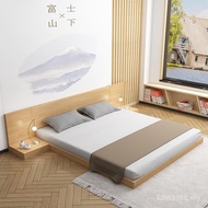 Tatami Double Loft Board Type 1 Bed Frame Bed 5mins8m Direct Sales Factory Bed Sheet Bed Low Double 
