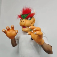 Super Mario Bowser Alat Cosplay Halloween Lateks Parti Anime Alat Peraga Untuk Hadiah Aksesori Kostu