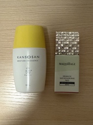 （已開 介意勿拍）Kansosan Moisture UV Essence & Maquillage Skin Sensor Base
