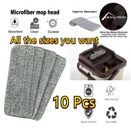 【All sizes】10pcs microfiber mop refill spin mop refill cleaning Mop cloth 360 mop flat mop head household mop