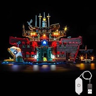 LocoLee Light kit Compatible with Lego 75640 The Baratie Floating Restaurant - No Model Only Light, 