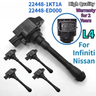 1Pcs 22448-ED000 22448-1KT1A 22448JA00A 22448JA00C Car Ignition Coil for Infiniti Nissan Altima Fron