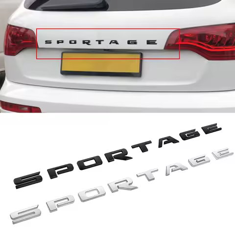 Hood Trunk Emblems For KIA Sticker SPORTAGE Rear Sticker SPORTAGE Trunk Sticker Car Lable Emblem For