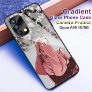 HP [H19] Oppo A95 4G 5G Glass Softcase - Casing Oppo OPPO A95 4G 5Ghp - Case OPPO A95 4G 5Ghp