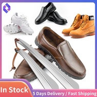 Long Short Shoe Horns Set Shoe Horn Set Silver & Brown Travel Shoes Horn, Long Metal Shoe Horn