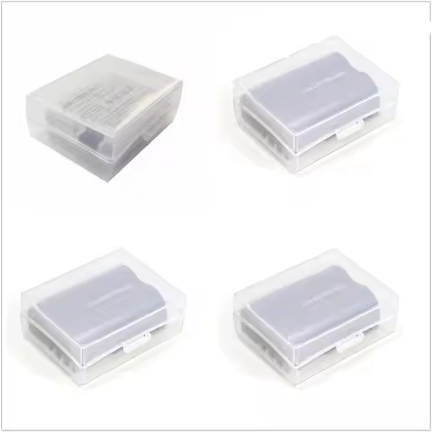 Plastic Li Battery Storage Box Case Holder Camera for Sony Samsung Canon Nikon DSLR PSP Battery LP-E