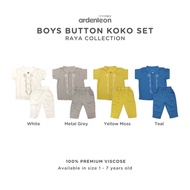 Ardenleon KOKO Boys RAMADHAN SERIES Button Koko Set 3.0 Children's Suit Koko Suit (1-7th)