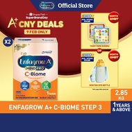 [Bundle of 2] Enfagrow A+ Step 3 C-Biome 1.425kg Milk Formula Powder C-section Born Children