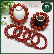 AGATE Mora Orange Fire Stone Of Confidence Genuine Bracelet by NY online shop