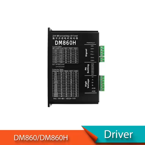 Motor Drive Controller Dm860 Dm860H Drive 24~80V Dc 7.2A Suitable For 42 57 86 Stepper Motor Nema 17