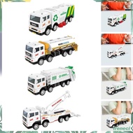 [Freneci] Realistic Garbage Truck Toy Educational Sanitation Truck Car Model for Children 3+ Toddlers Valentine's Day Gift