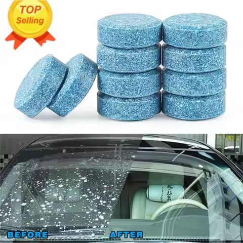 10x Car wiper tablet Window Glass Cleaning Cleaner Accessories for BMW E38 E91 E53 M550d M4 M3 E92 5