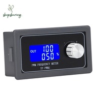 SHOPSHARING PWM Signal Generator, Adjustable Output LCD Display Frequency Generator, Stable DC 3.3V-