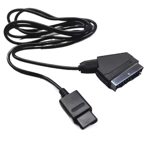 Scart Rgb Rgbs E Cable for Connecting Monitors Ngc/N64/Sfc/European Standard Scanline Monitor Cable 