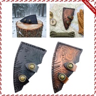 leipupa Heavy Duty Sheath Cover PU Leather Hatchet Head Protector Holder for Camping and Hiking