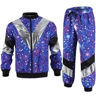 1990s Disco Tracksuit - Retro Style Carnival & Party Outfit | Cosplay Costumes