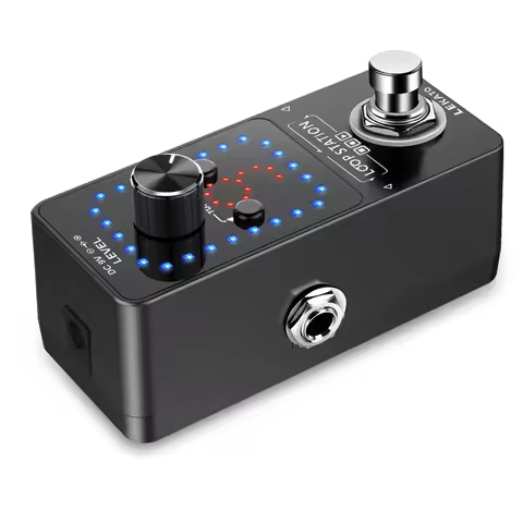 Pedal Lekato Guitar Effect Looper Parts Loop Switcher Music Instruments True Bypass 9 Slot Wave Loop