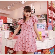 Cute And Irresistible Cherry Pattern Dress Daddy&The Muscle Academy Brand